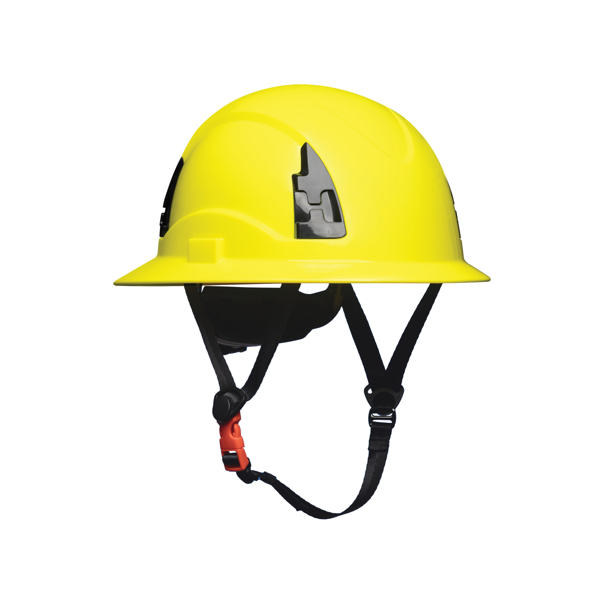 Malta Dynamics Apex Type 2 Class C Full Brim Vented Safety Helmet — ANSI Z89.1, EN12492, OSHA, Yellow, Model# HHY3004